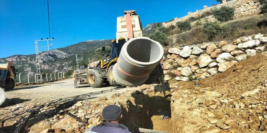 Alanya’da Kırsal Hizmet Çalışmaları Sürüyor