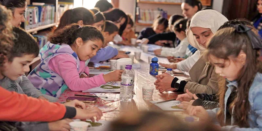 Alanya’da Çocuk Kütüphanesi’nde Tatil Boyunca Eğlenceli Atölyeler