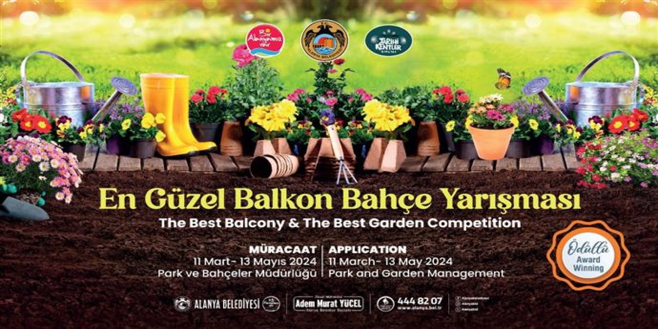 Alanya'da En Güzel Balkon Bahçe Yarışması