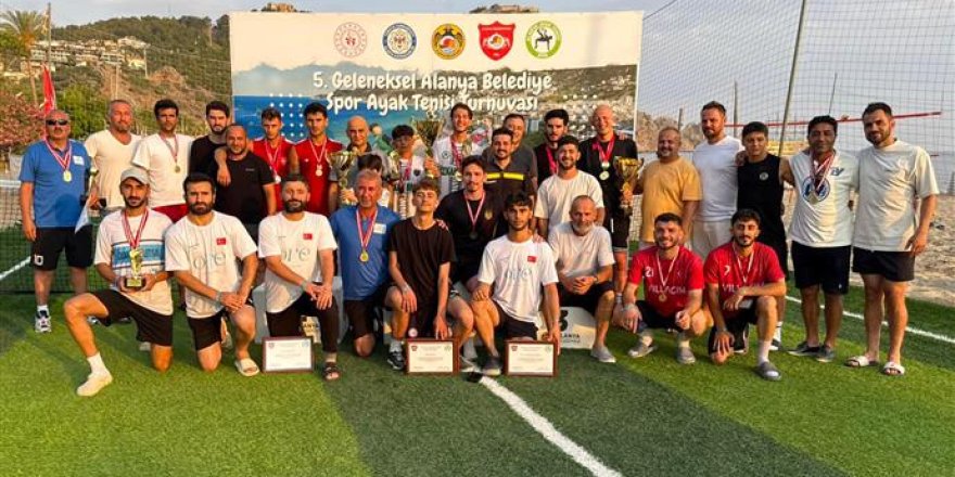 Alanya’da Ayak Tenisi Turnuvası sona erdi