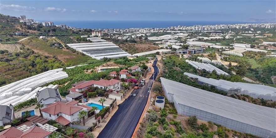 Alanya’da Kargıcak Mahallesi asfalt çalışmalarında 2. etap