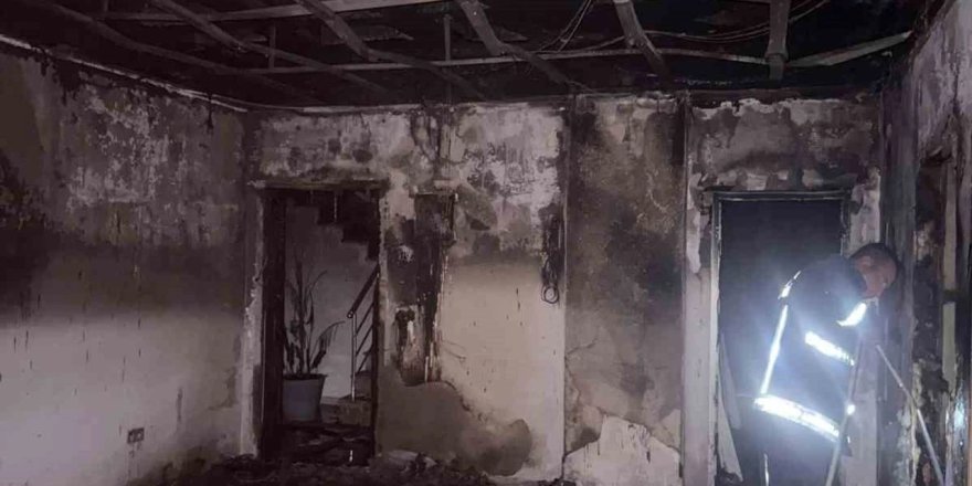 Alanya’da saunada çıkan yangın büyümeden söndürüldü