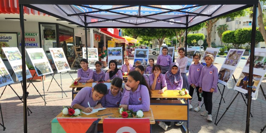 Alanya’da Filistin Çocukları İçin Fotoğraf Sergisi
