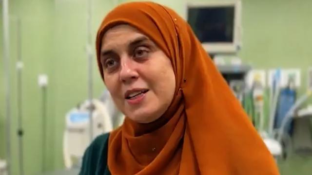 Doktor Amira El Assuli, İsrail Saldırısında Yaralıyı Kurtardı