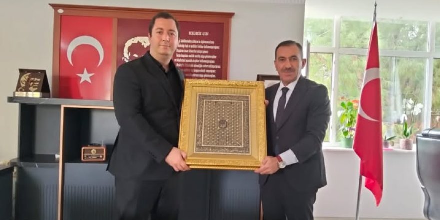 Müftü Seven’den İlçe Sağlık Müdürüne iade-i ziyaret