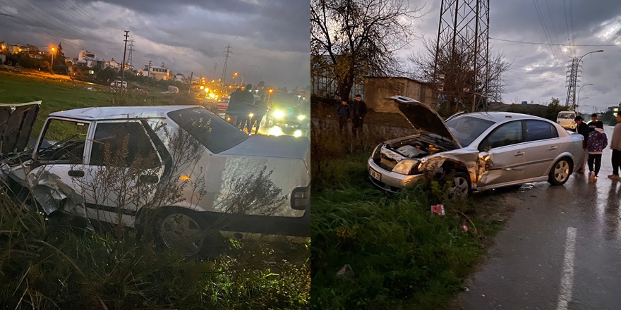 Serik’te akşam saatlerinde kaza: İki otomobil çarpıştı, 1 yaralı