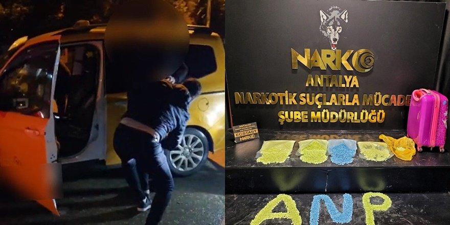 Antalya’da 15 Bin Uyuşturucu Hap Ele Geçirildi: 2 Tutuklama