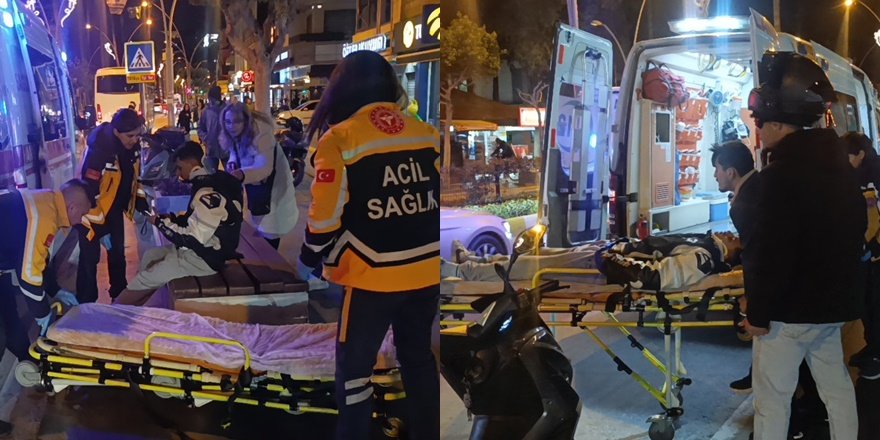 Manavgat’ta motosiklet devrildi: Sürücü yaralı