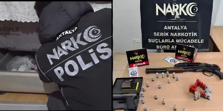 Serik’te Şafak Operasyonu: 32 Adres, 25 Gözaltı