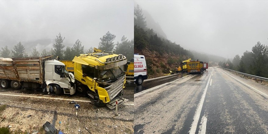 Finike–Elmalı Yolunda Feci Çarpışma: 1 Ölü