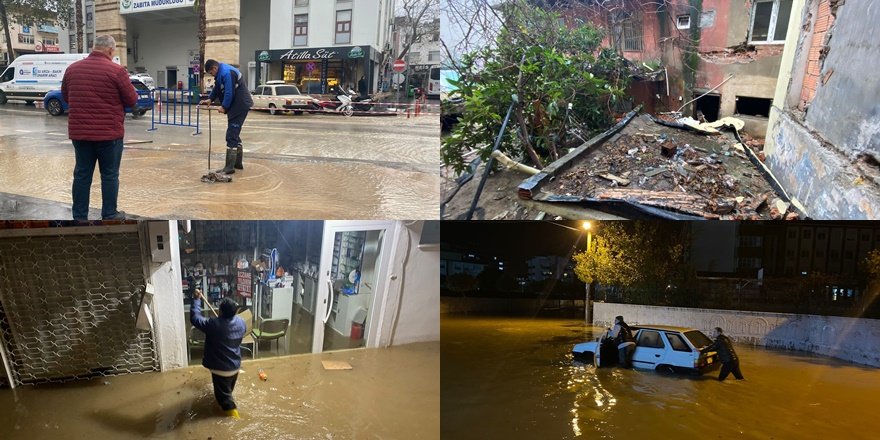 Serik’te Sağanak Felaketi: Esnaf Güne Su Altında Uyandı