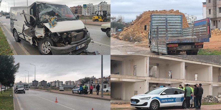 Antalya’da Dalgınlık Kazayla Bitti: Minibüs Kamyonete Çarptı