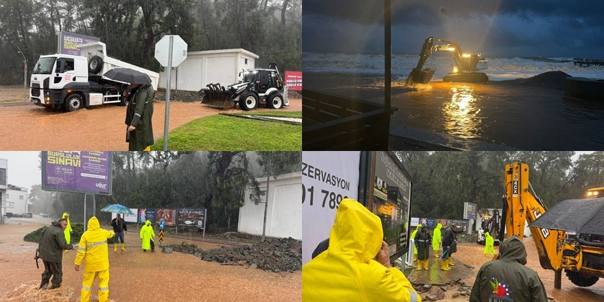 Kemer’de sağanak alarmı: Su baskınlarıyla seferberlik