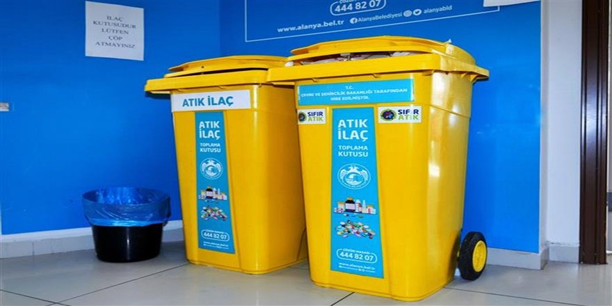 Alanya’da 26 Merkezden 719 Kilo Atık İlaç Toplandı