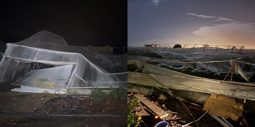 Kumluca’da Hortum Felaketi: Seralar Yerle Bir Oldu