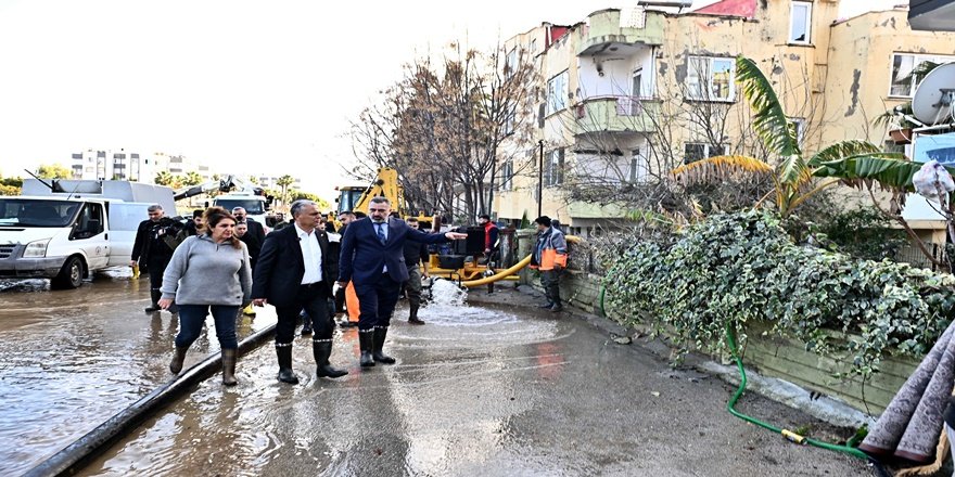 Ermenek’te Sel Alarmı: Başkan Uysal Sahada İnceleme Yaptı