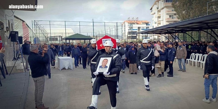 Gazipaşa’da Acı Kayıp: Polis Memuru Ali Kızıldağ Son Yolculuğuna Uğurlandı