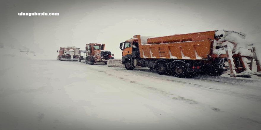 Alacabel’de Kar Alarmı: 10 Santime Ulaştı