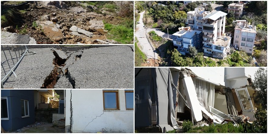 Alanya’da Heyelan: 3 Bina Tahliye Edildi