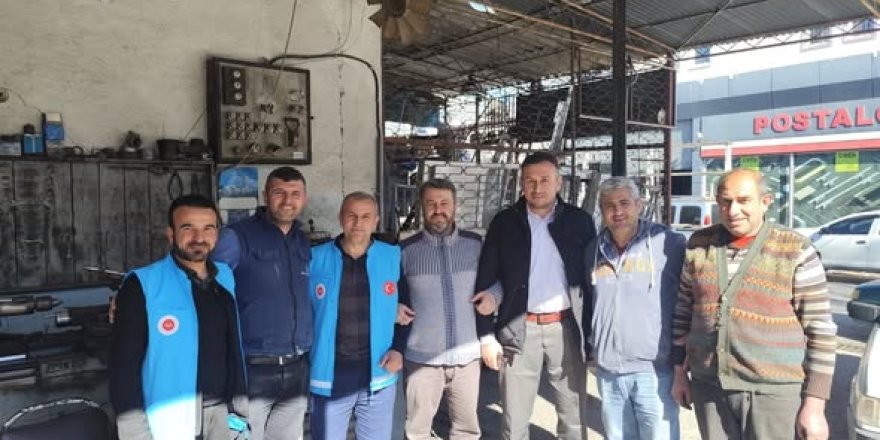 Alanya’da Sanayi Esnafına Anlamlı Ziyaret