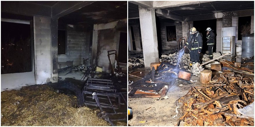 Manavgat’ta Ardiye Yangını Paniğe Neden Oldu