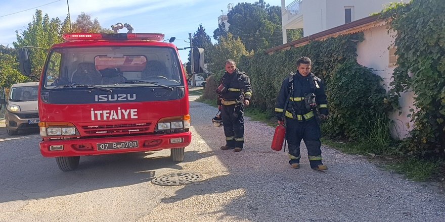 Manavgat’ta Otel Yangını Korkuttu