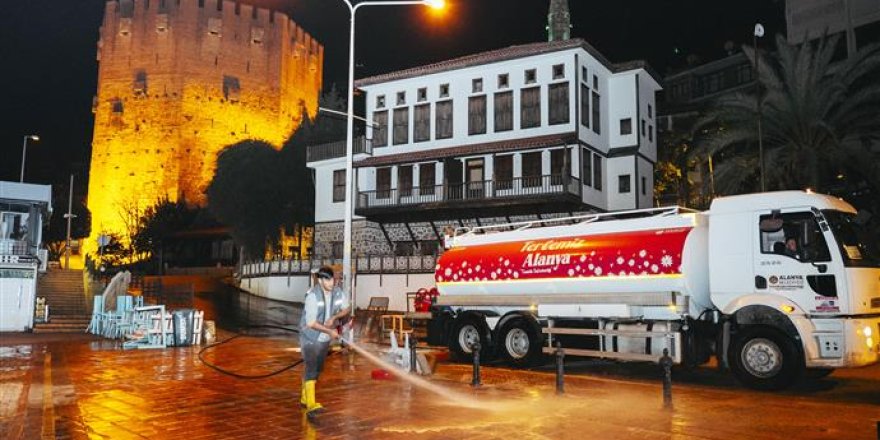 Alanya’da Bayram Öncesi Temizlik Seferberliği