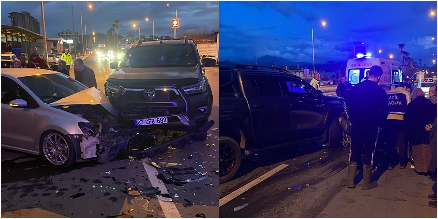 Gazipaşa’da Feci Kaza: 1’i Ağır 5 Yaralı