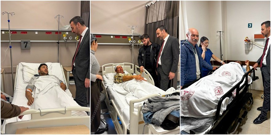 Manavgat’ta Kazada Yaralanan Personele Ziyaret