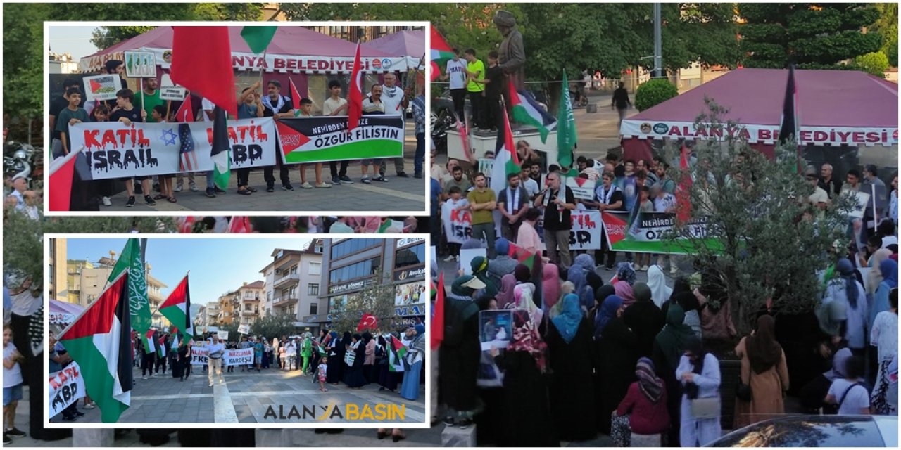 Alanya’da Şehit İsmail Heniyye İçin Basın Açıklaması