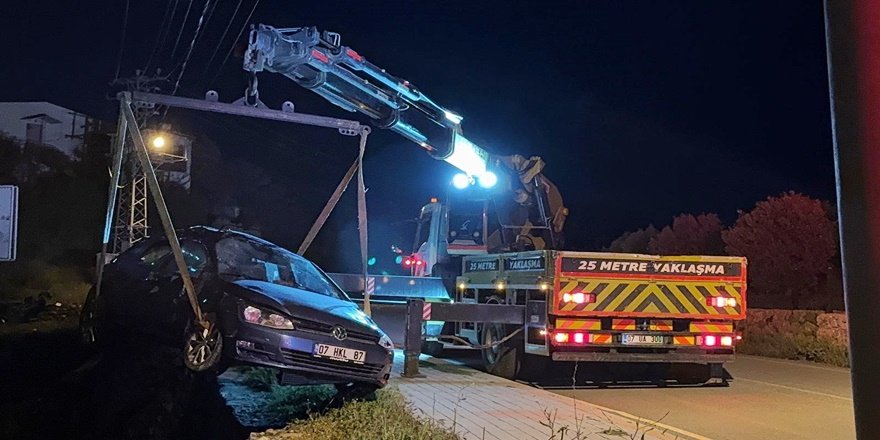 7 metreden yuvarlandı, burnu bile kanamadı!