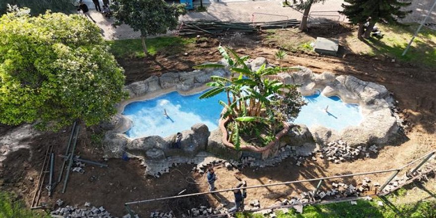 Mahmutlar’daki park modern yüzüne kavuşuyor