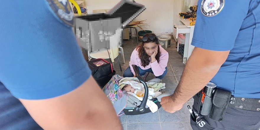 Manavgat’ta Garajda Şaşırtan Anne ve Bebek Olayı