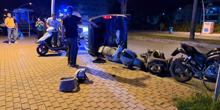 Alkollü sürücü ortalığı savaş alanına çevirdi: 1 yaralı