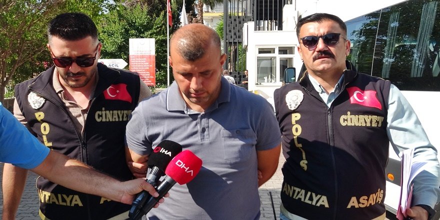 Antalya’daki Çifte Cinayet Zanlısı Adliyeye Sevk Edildi