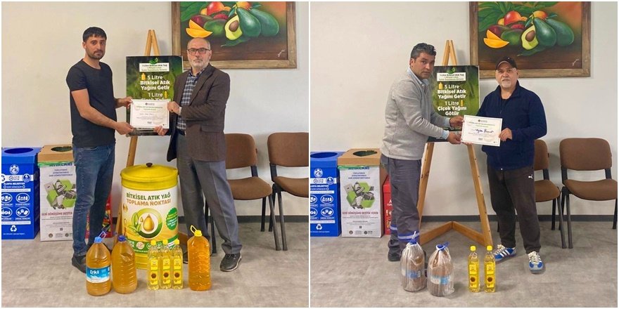 Alanya’da 3 ayda 572 litre atık yağ toplandı
