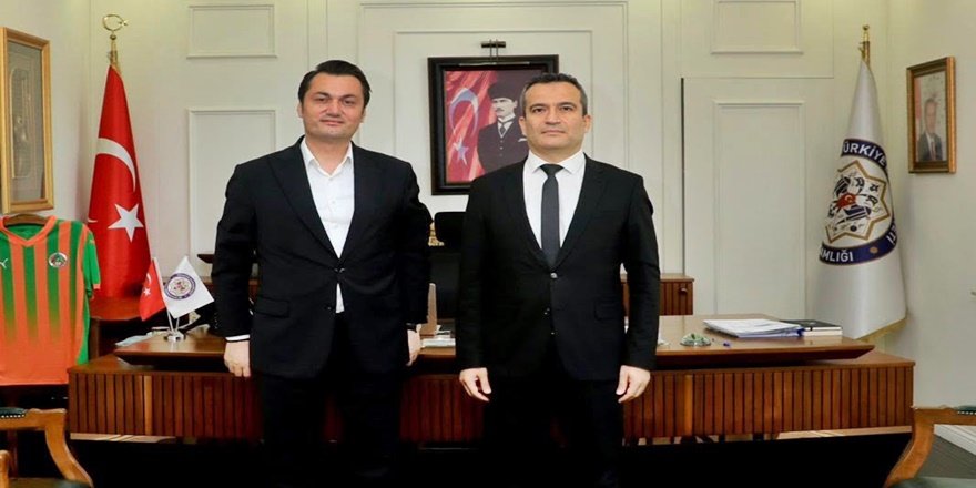 Erhan Yılmaz’dan Kaymakam Öztürk’e Veda Ziyareti