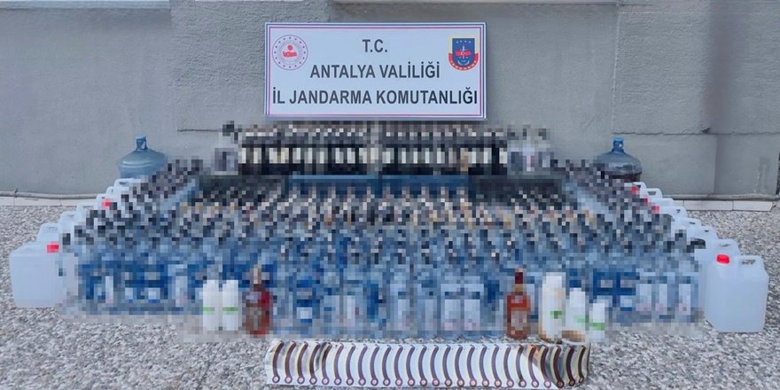 Manavgat’ta kaçak alkol operasyonu: 1 tutuklama