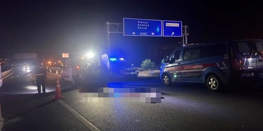Alanya'da D-400'de feci kaza: 73 yaşındaki adam öldü