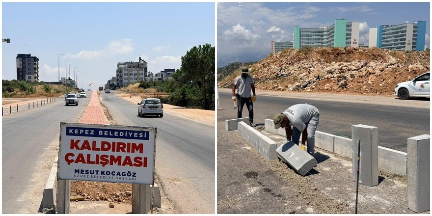 Kepez'e 81 kilometrelik güvenli kaldırım yatırımı