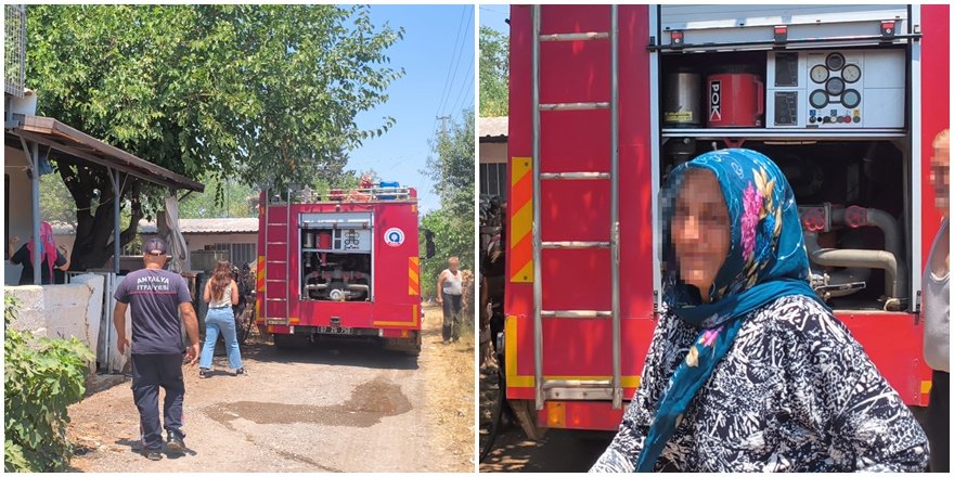 Kepez'de uzaklaştırma kararına öfkelenip evi ateşe verdi