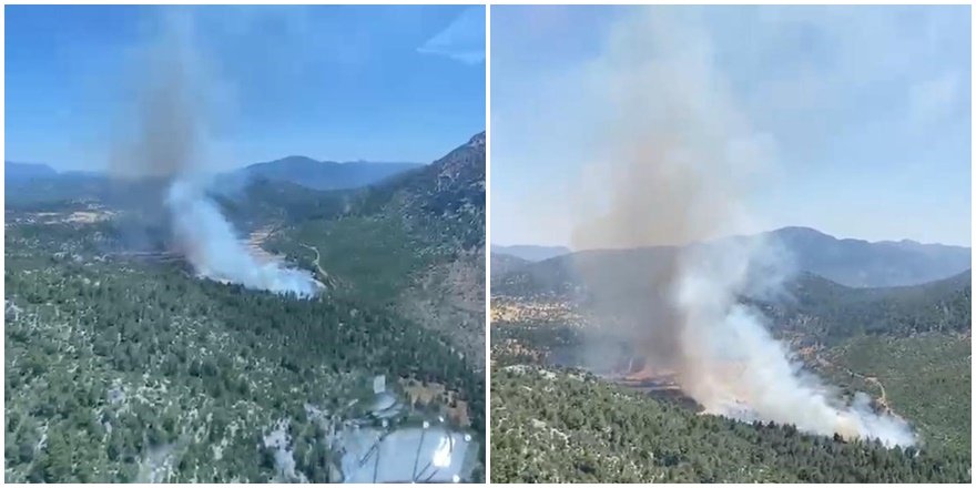 Antalya’da ormanlık alanda yangın: Ekipler seferber oldu