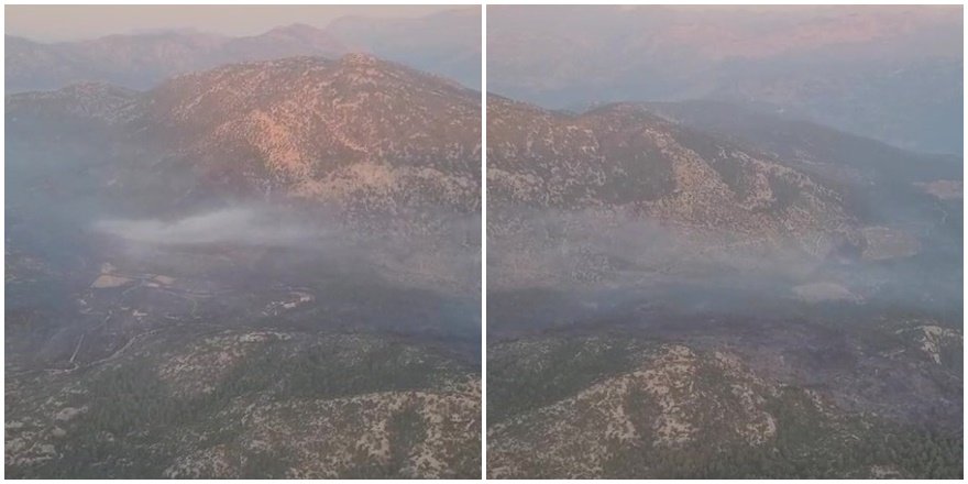 Antalya'daki Orman Yangını Sabaha Karşı Kontrol Altına Alındı