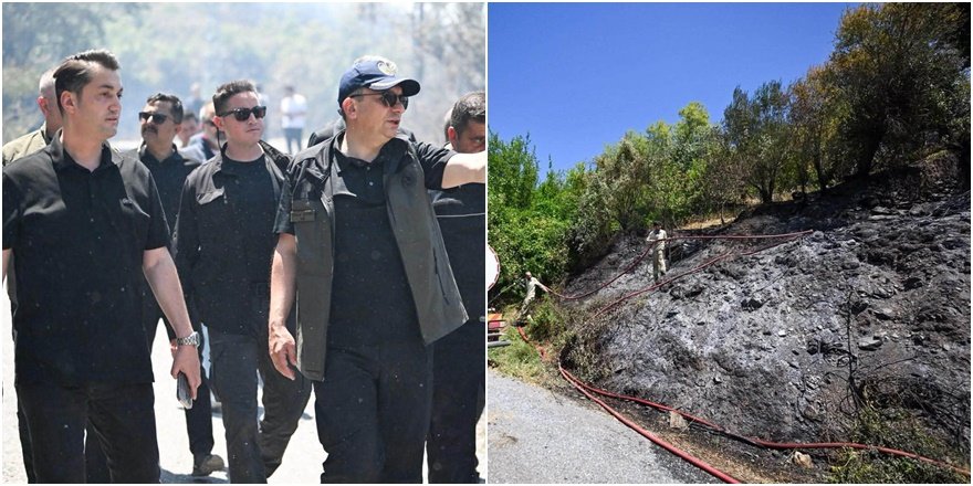 Sapadere Yangınında Zamanla Yarış! Müdahale Sürüyor
