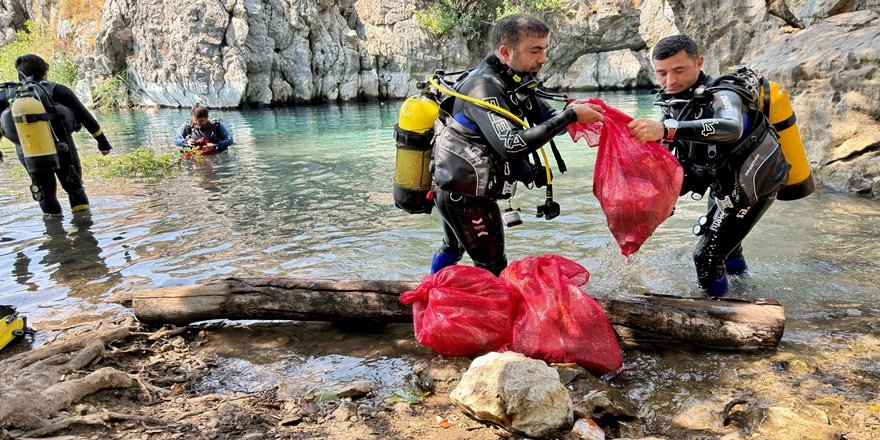 Antalya'nın İçme Suyu Kaynağından Çöp Çıktı