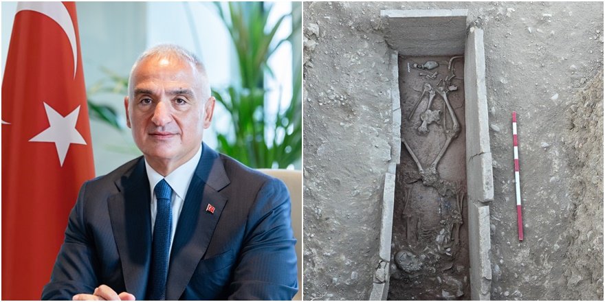 Aspendos’ta 2 bin 400 yıllık güreşçi mezarı bulundu