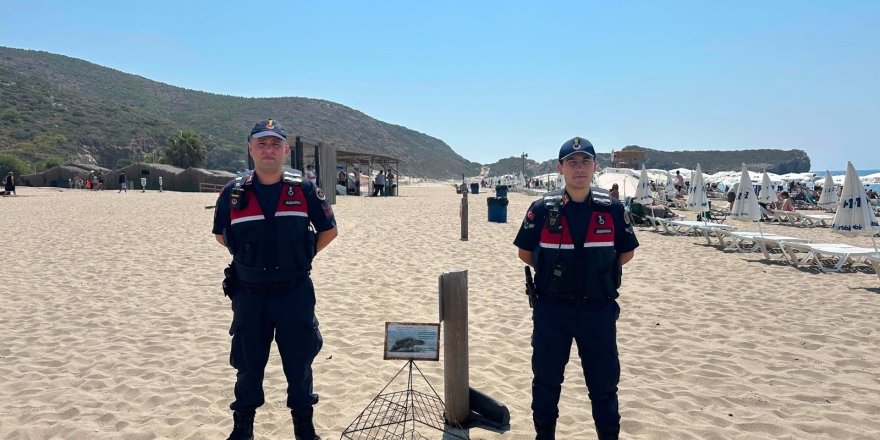 Kaş’ta Caretta caretta yuvaları jandarma korumasında