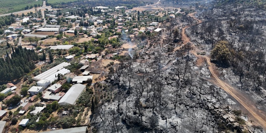 Aksu'daki orman yangınında kritik aşama geride kaldı