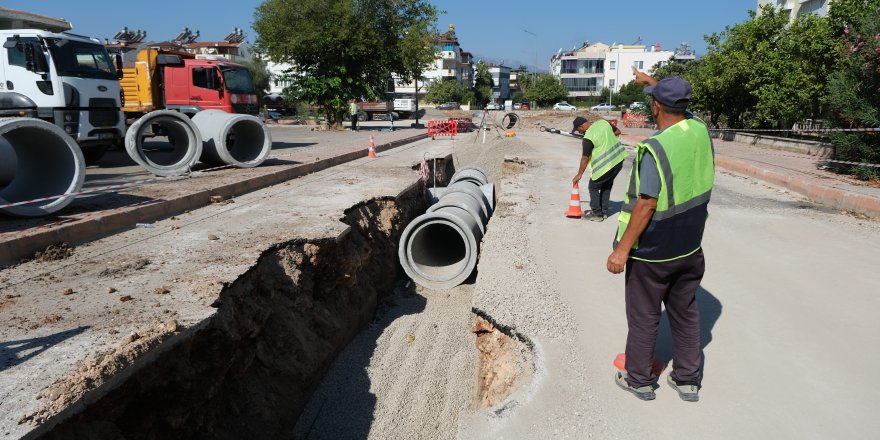 Antalya’da yağmur suyu altyapısına 210 milyon TL yatırım