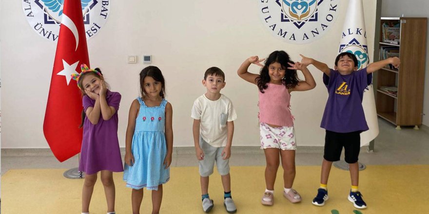 ALKÜ Anaokulunda minikler keşifle yeni döneme başladı